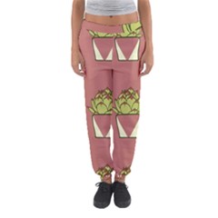 Cactus Pattern Background Texture Women s Jogger Sweatpants by Hannah976