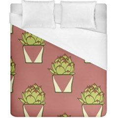 Cactus Pattern Background Texture Duvet Cover (california King Size) by Hannah976