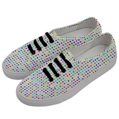 Dots Color Rows Columns Background Men s Classic Low Top Sneakers by Hannah976