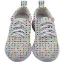 Dots Color Rows Columns Background Kids Athletic Shoes View1