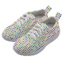 Dots Color Rows Columns Background Kids Athletic Shoes View2