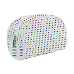 Dots Color Rows Columns Background Make Up Case (small) by Hannah976