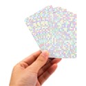 Dots Color Rows Columns Background Playing Cards Single Design (Rectangle) with Custom Box View3