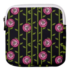 Rose Abstract Rose Garden Mini Square Pouch by Hannah976