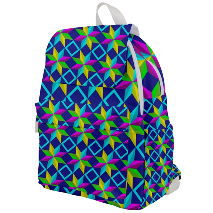 Pattern Star Abstract Background Top Flap Backpack