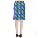 Pattern Star Abstract Background Short Mermaid Skirt View2