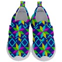 Pattern Star Abstract Background Kids  Velcro No Lace Shoes View1