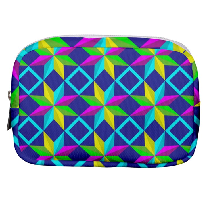 Pattern Star Abstract Background Make Up Pouch (Small)