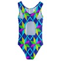 Pattern Star Abstract Background Kids  Cut-Out Back One Piece Swimsuit View2