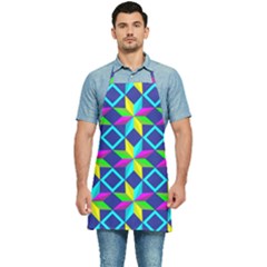 Pattern Star Abstract Background Kitchen Apron by Hannah976