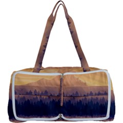 Landscape Nature Mountains Sky Multi Function Bag