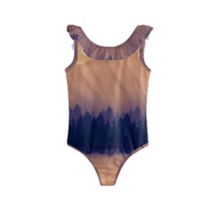 Landscape Nature Mountains Sky Kids  Frill Swimsuit by Hannah976