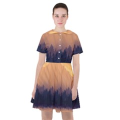 Landscape Nature Mountains Sky Sailor Dress by Hannah976