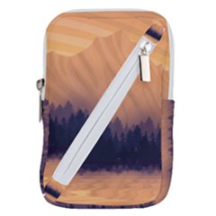 Landscape Nature Mountains Sky Belt Pouch Bag (large) by Hannah976