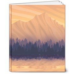 Landscape Nature Mountains Sky 8  X 10  Softcover Notebook by Hannah976