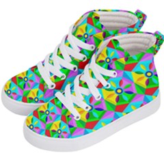 Star Texture Template Design Kids  Hi-top Skate Sneakers by Hannah976