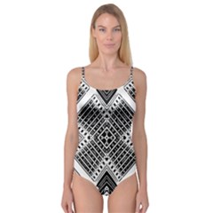 Pattern Tile Repeating Geometric Camisole Leotard  by Hannah976