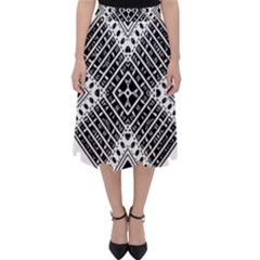 Pattern Tile Repeating Geometric Classic Midi Skirt by Hannah976