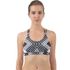 Pattern Tile Repeating Geometric Back Web Sports Bra by Hannah976