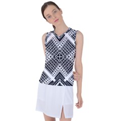 Pattern Tile Repeating Geometric Women s Sleeveless Sports Top by Hannah976