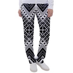 Pattern Tile Repeating Geometric Women s Casual Pants by Hannah976