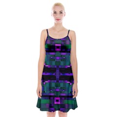 Abstract Pattern Desktop Wallpaper Spaghetti Strap Velvet Dress by Hannah976