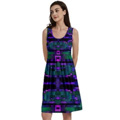 Abstract Pattern Desktop Wallpaper Classic Skater Dress by Hannah976