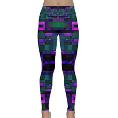 Abstract Pattern Desktop Wallpaper Lightweight Velour Classic Yoga Leggings by Hannah976