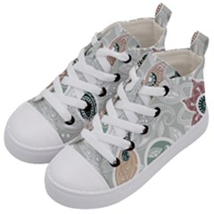 Peisles Pattern Module Design Kids  Mid-top Canvas Sneakers by Hannah976