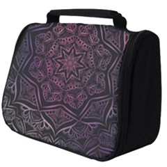 Mandala Neon Symmetric Symmetry Full Print Travel Pouch (big)