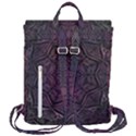 Mandala Neon Symmetric Symmetry Flap Top Backpack View3