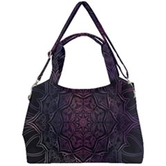 Mandala Neon Symmetric Symmetry Double Compartment Shoulder Bag by Hannah976