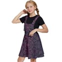 Mandala Neon Symmetric Symmetry Kids  Apron Dress View2