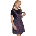 Mandala Neon Symmetric Symmetry Kids  Apron Dress View3