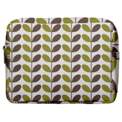 Leaf Plant Pattern Seamless Make Up Pouch (large)