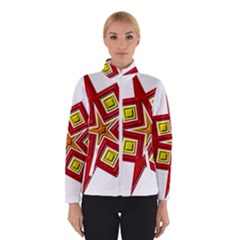 Pattern Tile Decorative Design Star Women s Bomber Jacket by Hannah976