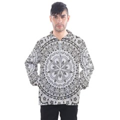 Vector Mandala Drawing Decoration Men s Half Zip Pullover by Hannah976