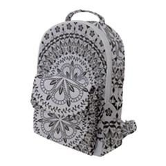 Vector Mandala Drawing Decoration Flap Pocket Backpack (large) by Hannah976