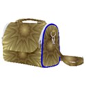 Background Pattern Golden Yellow Satchel Shoulder Bag View1