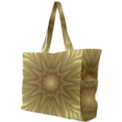 Background Pattern Golden Yellow Simple Shoulder Bag by Hannah976