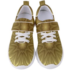 Background Pattern Golden Yellow Women s Velcro Strap Shoes by Hannah976