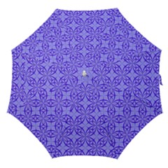 Decor Pattern Blue Curved Line Straight Umbrellas by Hannah976