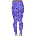 Decor Pattern Blue Curved Line Classic Yoga Leggings View2