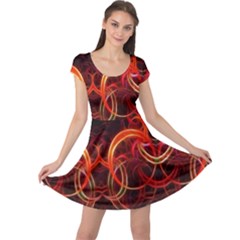 Colorful Prismatic Chromatic Cap Sleeve Dress by Hannah976