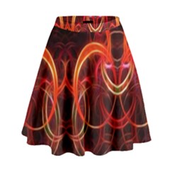 Abstract Seamless Pattern High Waist Skirt by Hannah976