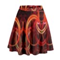 Abstract Seamless Pattern High Waist Skirt View1