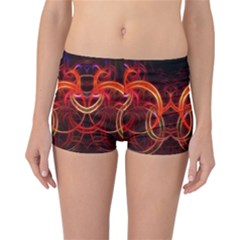 Background Fractal Abstract Reversible Boyleg Bikini Bottoms