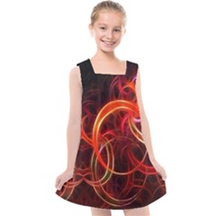 Abstract Seamless Pattern Kids  Cross Back Dress by Hannah976