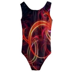 Colorful Prismatic Chromatic Kids  Cut-out Back One Piece Swimsuit by Hannah976