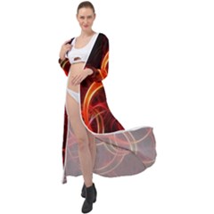 Abstract Seamless Pattern Maxi Chiffon Beach Wrap by Hannah976